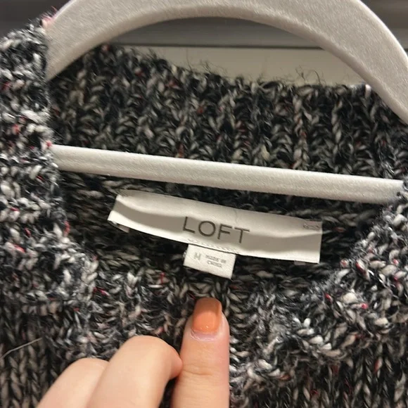 LOFT Merry Merry Chunky Knit Holiday Sweater - Picture 3 of 4